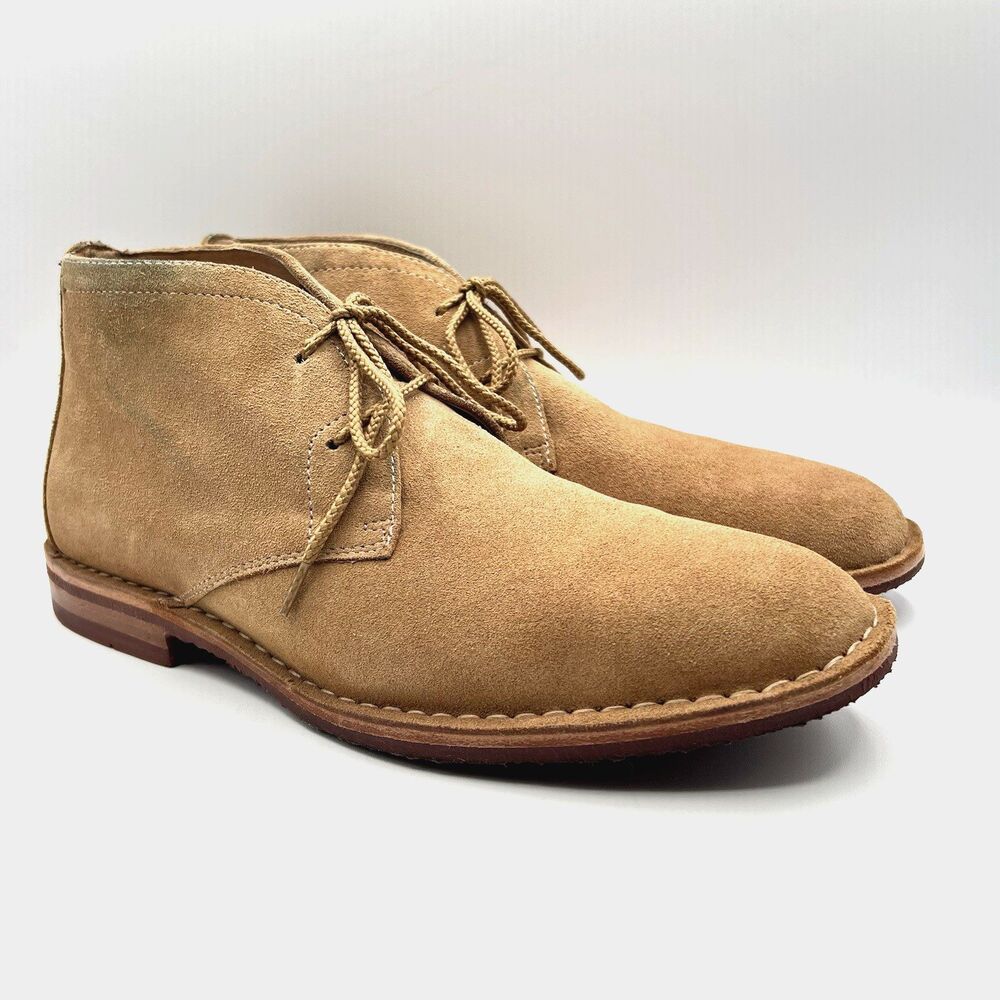 Trask Brady Men’s Chukka Boots Tan Suede Rugged Stylish Style# 30-1160 Size 10 M